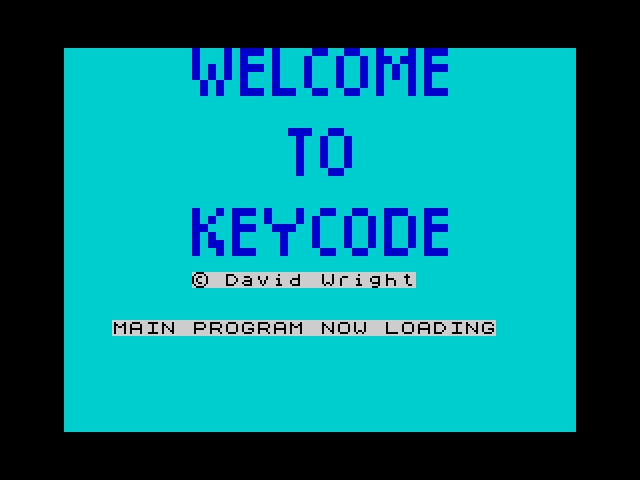 Keycode image, screenshot or loading screen
