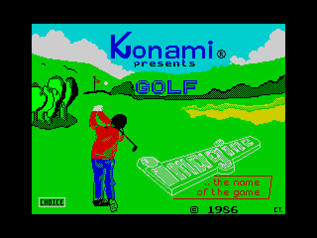 Konami's Golf image, screenshot or loading screen