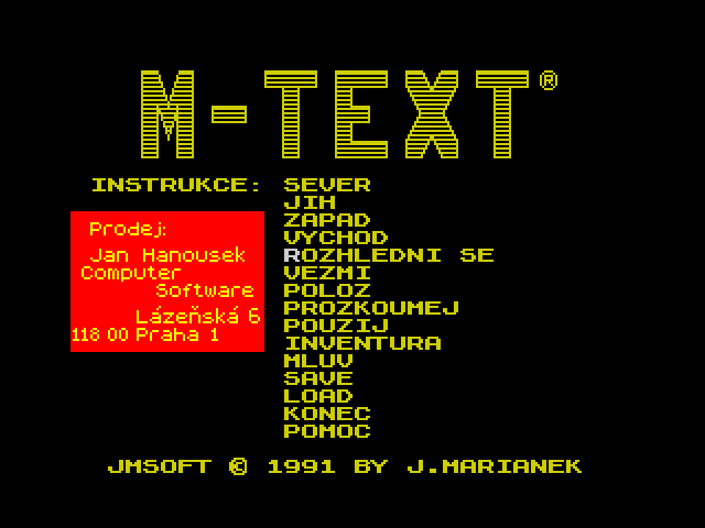 M-Text image, screenshot or loading screen
