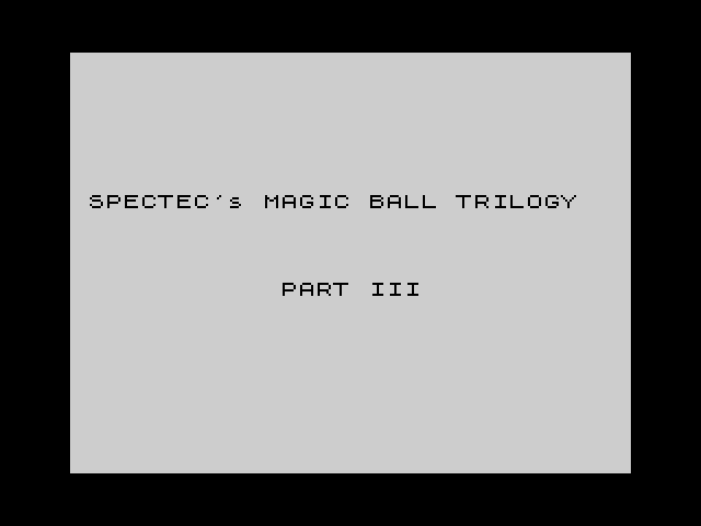 Magic Ball Trilogy image, screenshot or loading screen