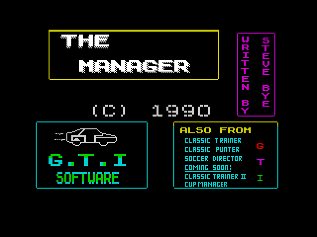 The Manager image, screenshot or loading screen