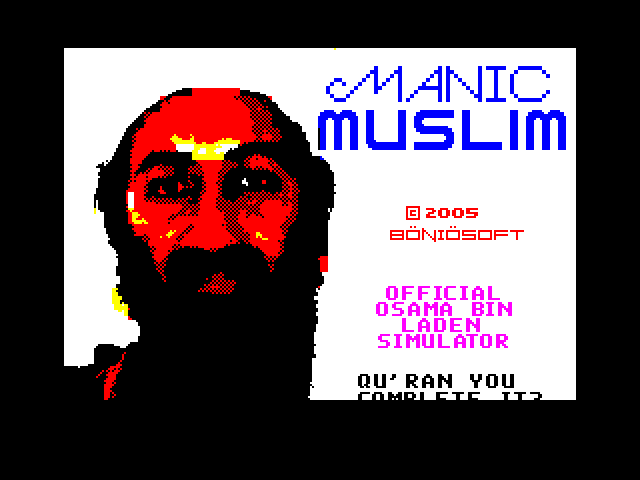 [CSSCGC] Manic Muslim image, screenshot or loading screen
