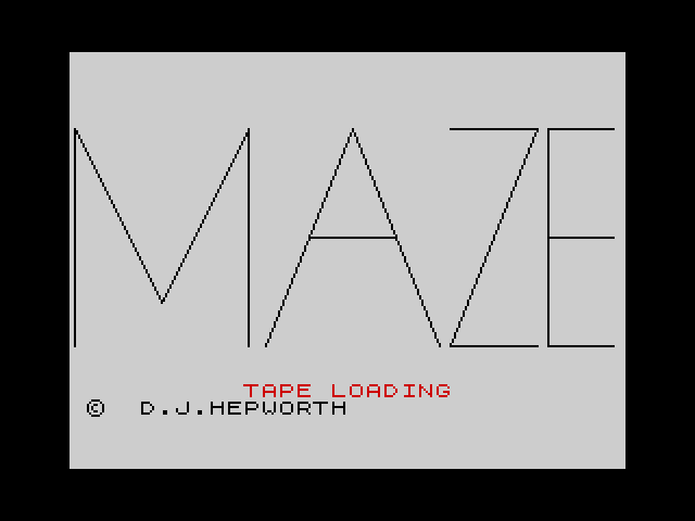 Maze image, screenshot or loading screen