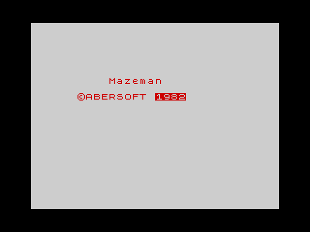 Mazeman image, screenshot or loading screen