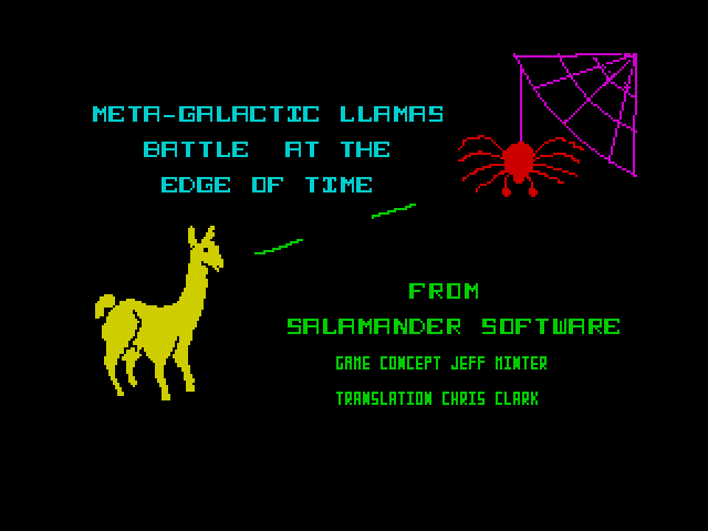 Metagalactic Llamas: Battle at the Edge of Time image, screenshot or loading screen