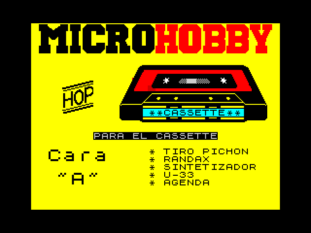 MicroHobby Cassette 01 image, screenshot or loading screen