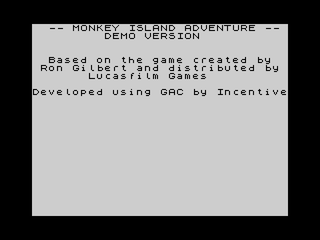 Monkey Island Adventure image, screenshot or loading screen