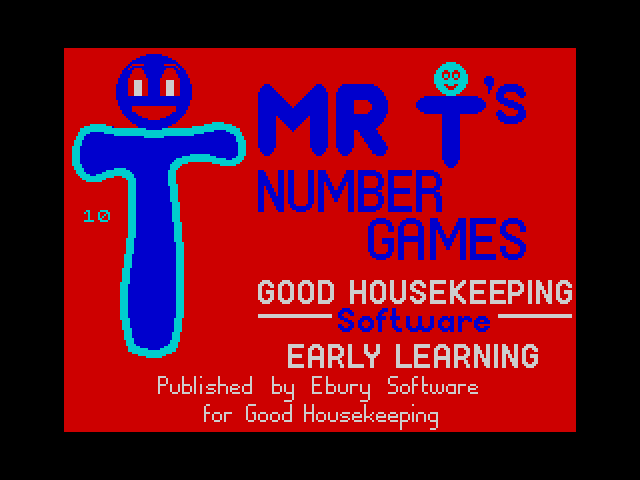 Mr T's Number Games image, screenshot or loading screen