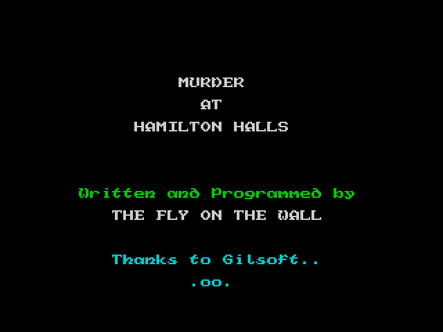 Murder at Hamilton Halls image, screenshot or loading screen
