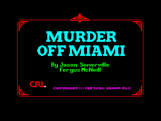 Murder Off Miami image, screenshot or loading screen