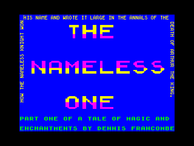 The Nameless One image, screenshot or loading screen