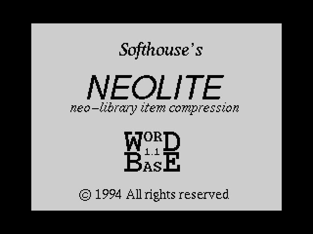 Neolite Wordbase 1.1 image, screenshot or loading screen