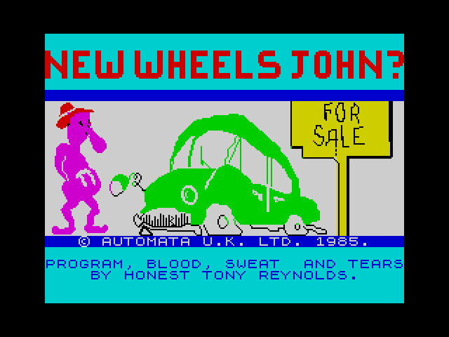 New Wheels John? image, screenshot or loading screen