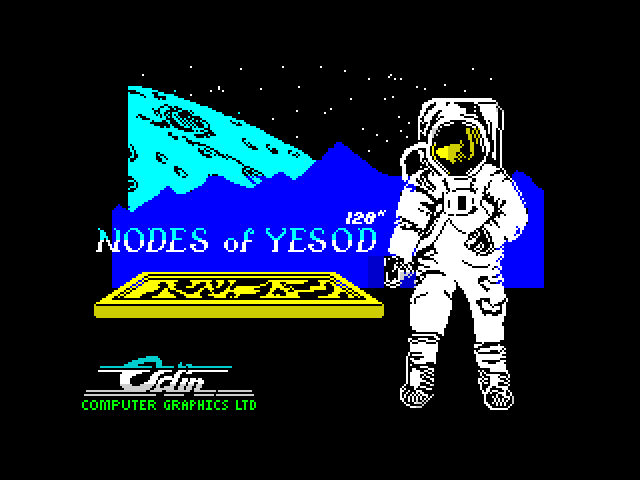 Nodes of Yesod 128K image, screenshot or loading screen
