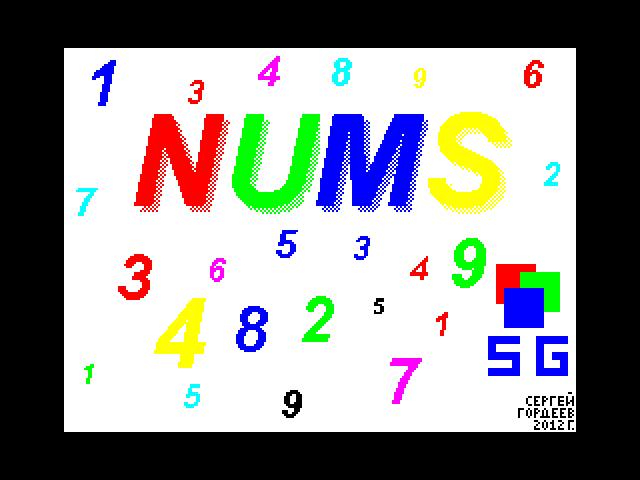 Nums image, screenshot or loading screen
