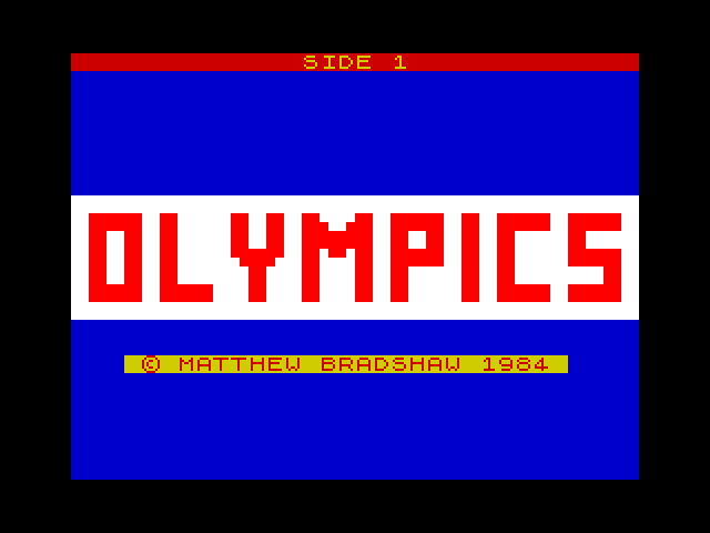 Olympics image, screenshot or loading screen