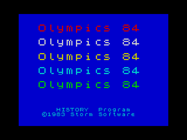 Olympics 84 image, screenshot or loading screen