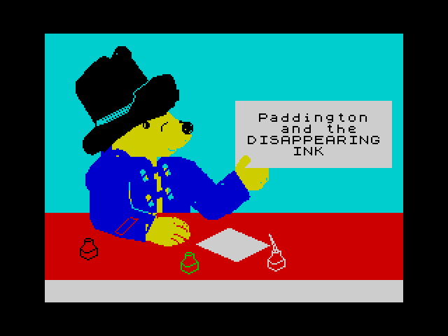 Paddington and the Disappearing Ink image, screenshot or loading screen