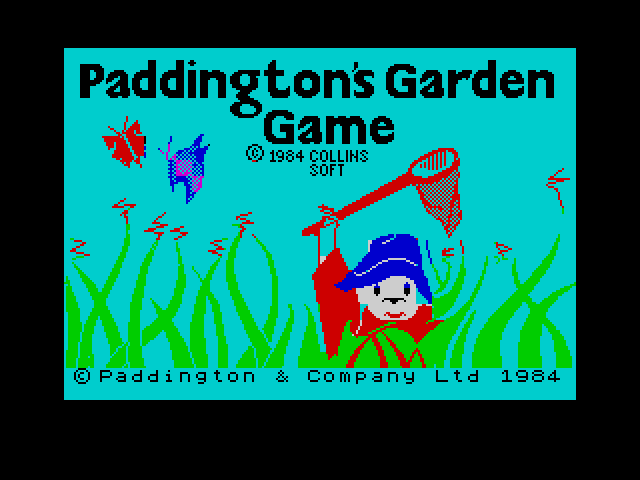 Paddington's Garden Game image, screenshot or loading screen