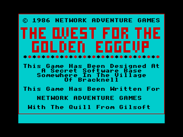 Quest for the Golden Eggcup image, screenshot or loading screen