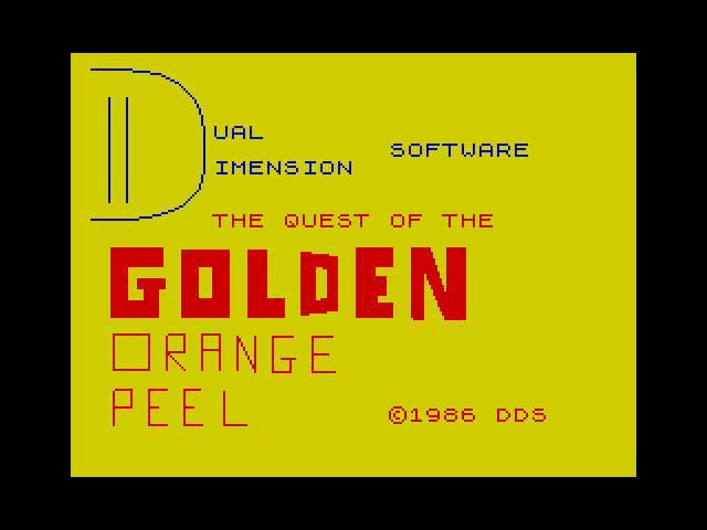 Quest for the Golden Orange Peel image, screenshot or loading screen