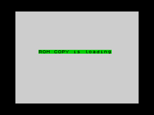 ROM Copy image, screenshot or loading screen