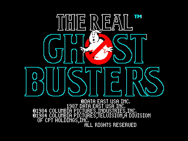 The Real Ghostbusters image, screenshot or loading screen
