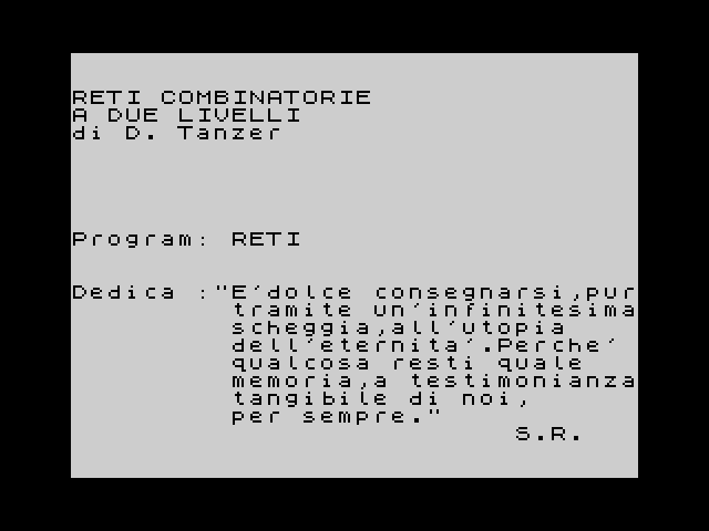 Reti Combinatorie a Due Livelli image, screenshot or loading screen