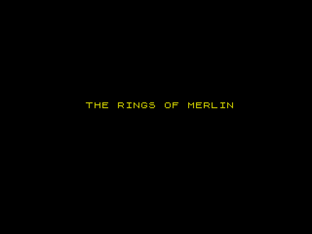 The Rings of Merlin image, screenshot or loading screen