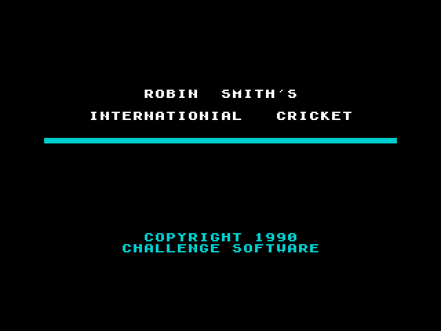 Robin Smith's International Cricket image, screenshot or loading screen