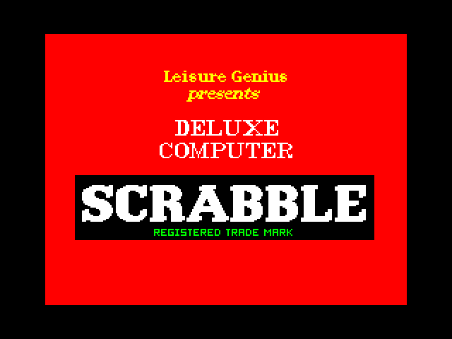Scrabble DeLuxe image, screenshot or loading screen