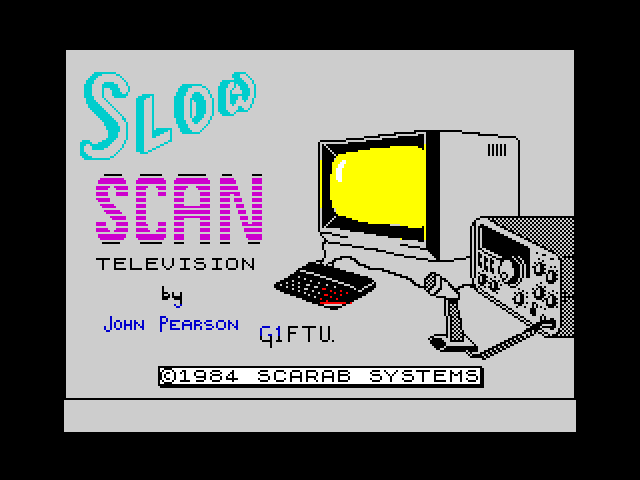 Slow Scan Television image, screenshot or loading screen