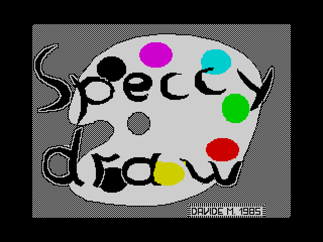 Speccy Draw image, screenshot or loading screen