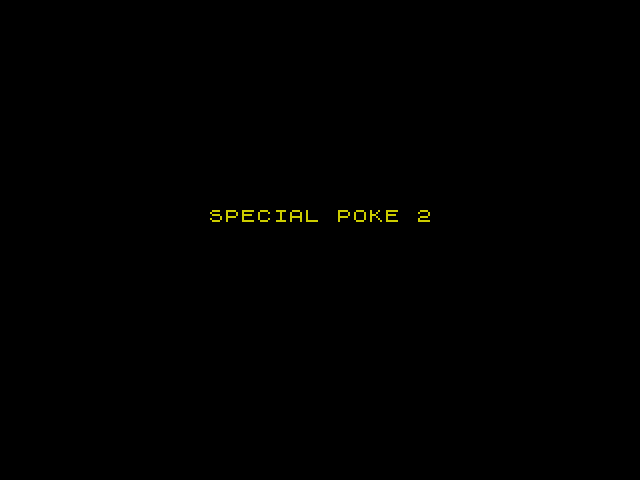 Special POKE 2 image, screenshot or loading screen