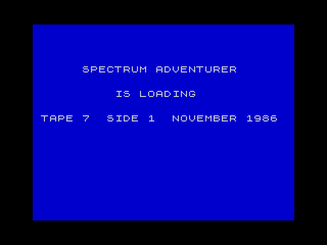 Spectrum Adventurer issue 07 image, screenshot or loading screen