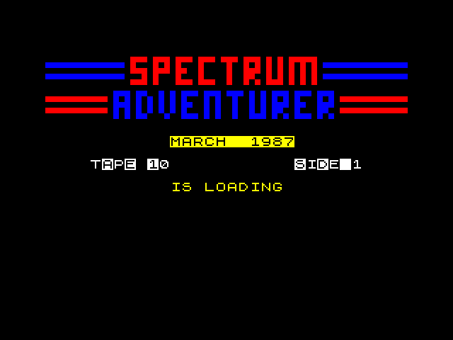 Spectrum Adventurer issue 10 image, screenshot or loading screen