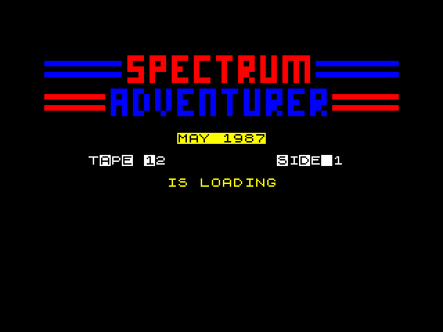 Spectrum Adventurer issue 12 image, screenshot or loading screen