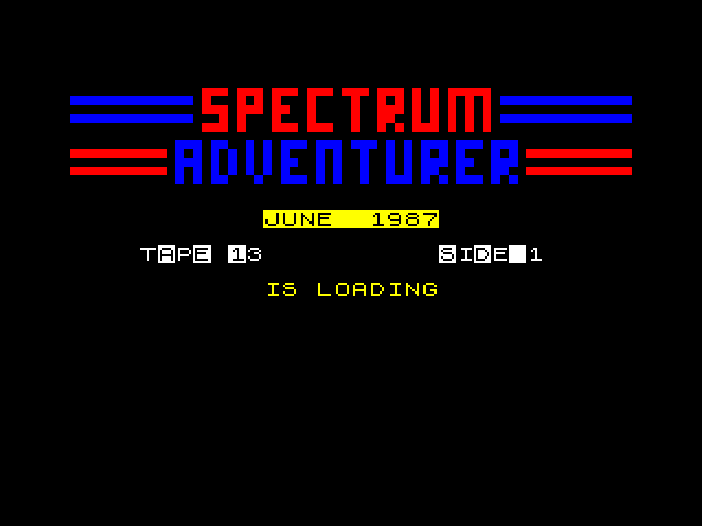 Spectrum Adventurer issue 13 image, screenshot or loading screen