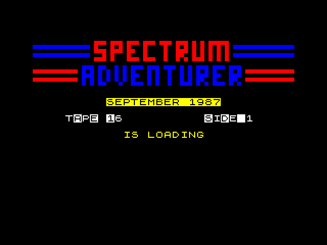 Spectrum Adventurer issue 16 image, screenshot or loading screen