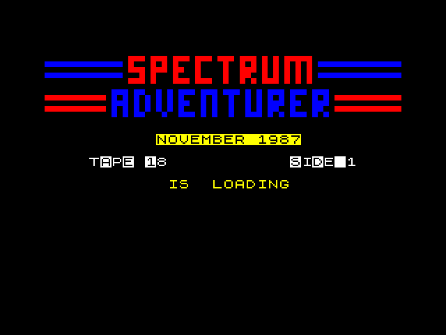 Spectrum Adventurer issue 18 image, screenshot or loading screen