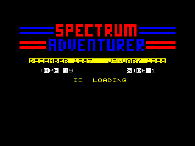 Spectrum Adventurer issue 19 image, screenshot or loading screen
