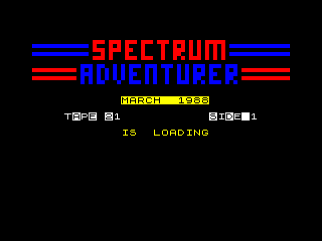 Spectrum Adventurer issue 21 image, screenshot or loading screen