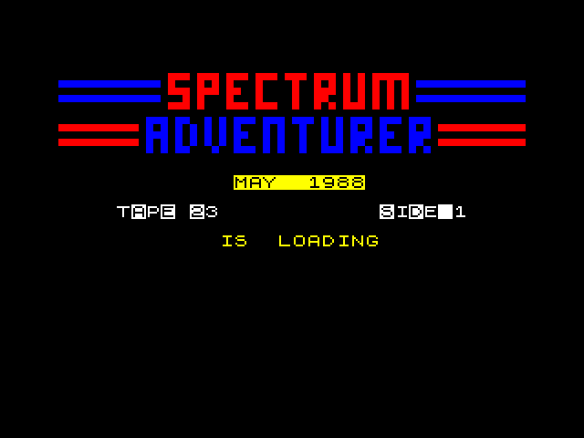 Spectrum Adventurer issue 23 image, screenshot or loading screen