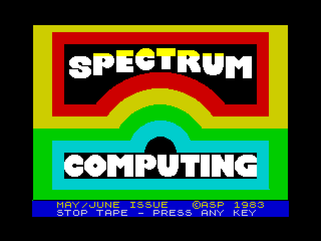 Spectrum Computing 01 image, screenshot or loading screen