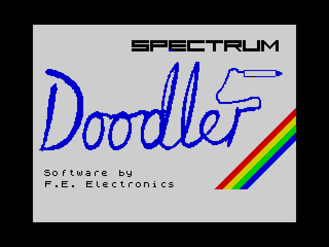 Spectrum Doodler Lightpen image, screenshot or loading screen