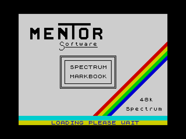 Spectrum Markbook image, screenshot or loading screen
