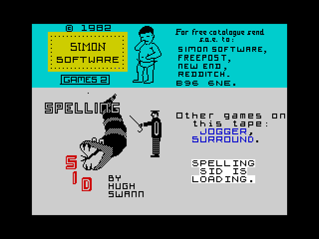 Spelling Sid image, screenshot or loading screen