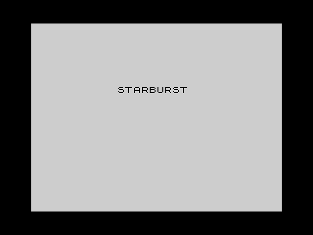 Starburst image, screenshot or loading screen