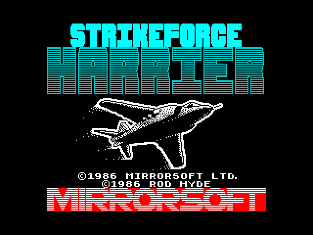 Strike Force Harrier image, screenshot or loading screen