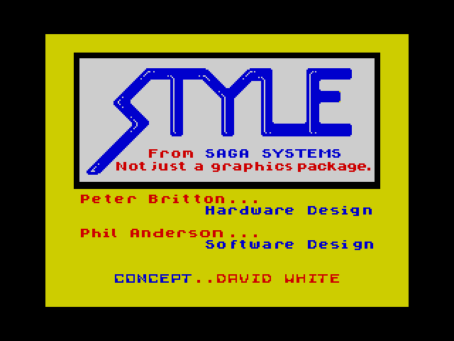 Style image, screenshot or loading screen